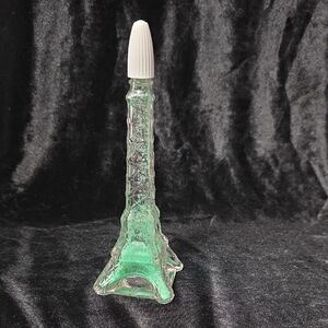 Glass Eiffel Tower Decorative Accent, 6 1/4" Tall X 2 3/8" X 2 3/8", Preloved